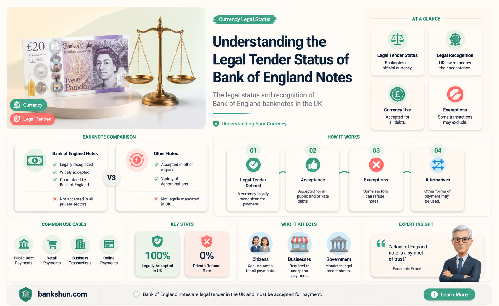 are bank of england notes legal tender