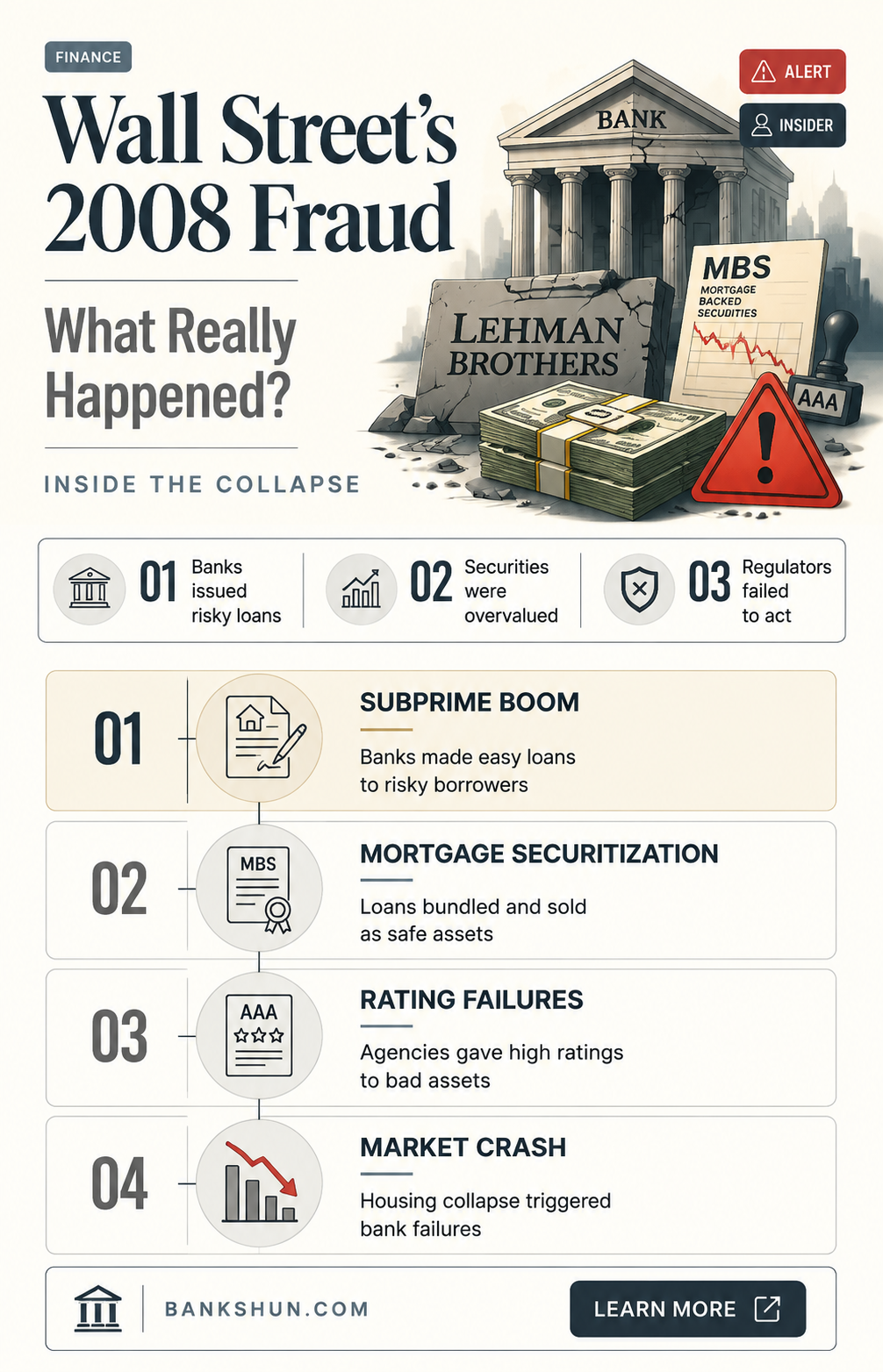 did wallstreet banks commit fraud in 2008