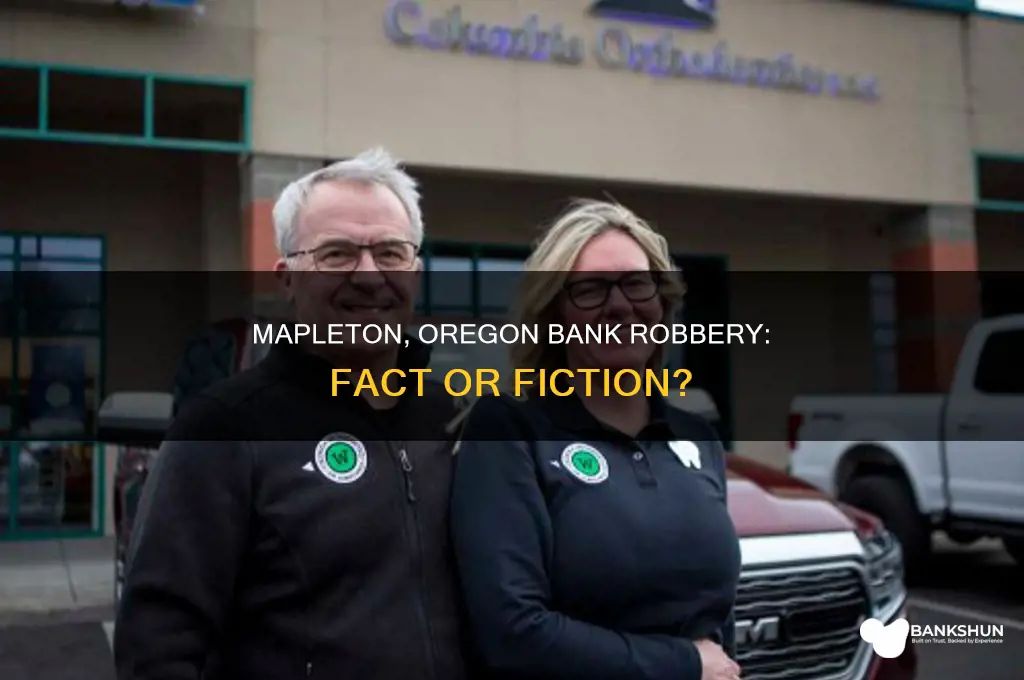 was a bank in mapleton oregon robbed