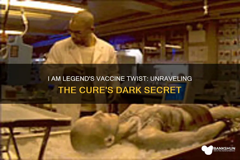 was i am legend about a vaccine