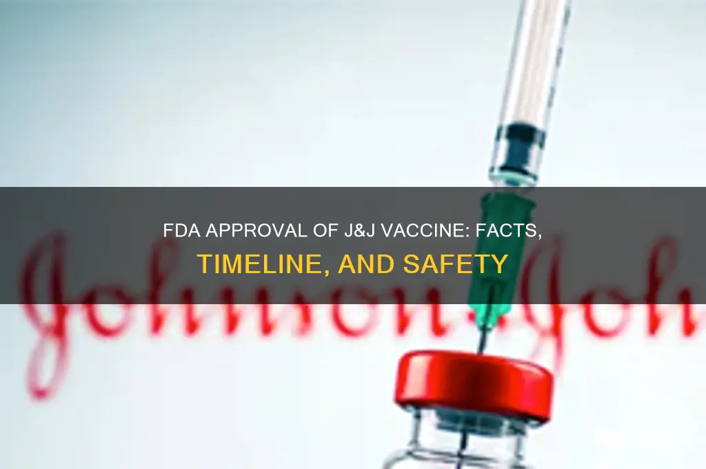 was j&j vaccine approved by fda