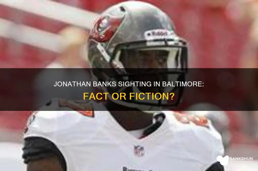 was jonathan banks sighted in baltimore sunday