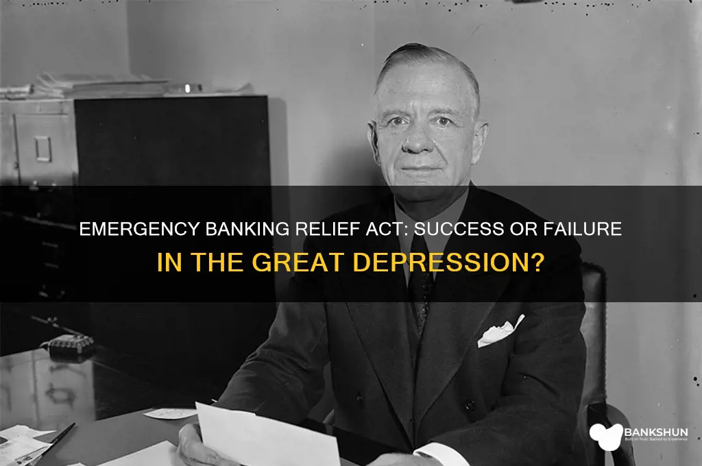 was the emergency banking relief act effective