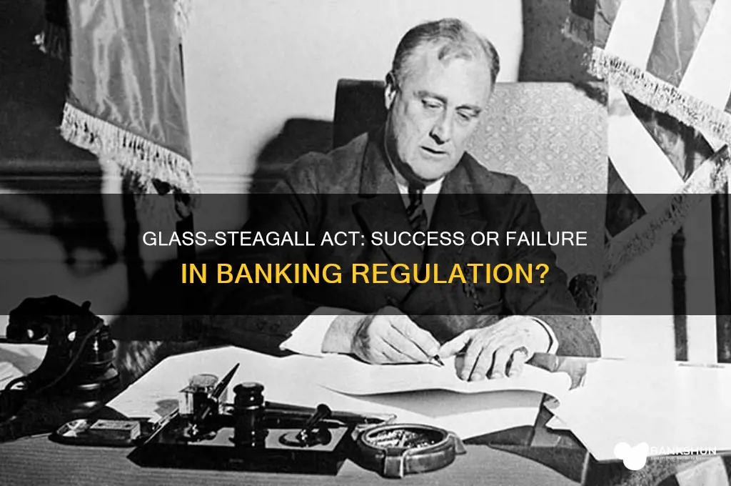 was the glass steagall banking act successful
