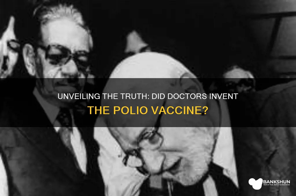 was the polio vaccine created by doctors