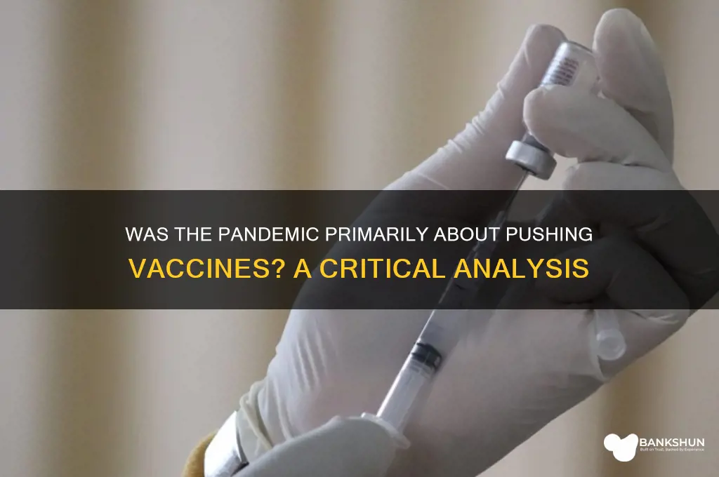 was the whole pandemic about the vaccine