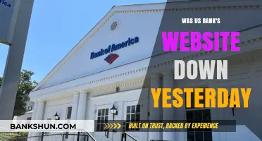 US Bank Website Outage: What Happened Yesterday and Why?
