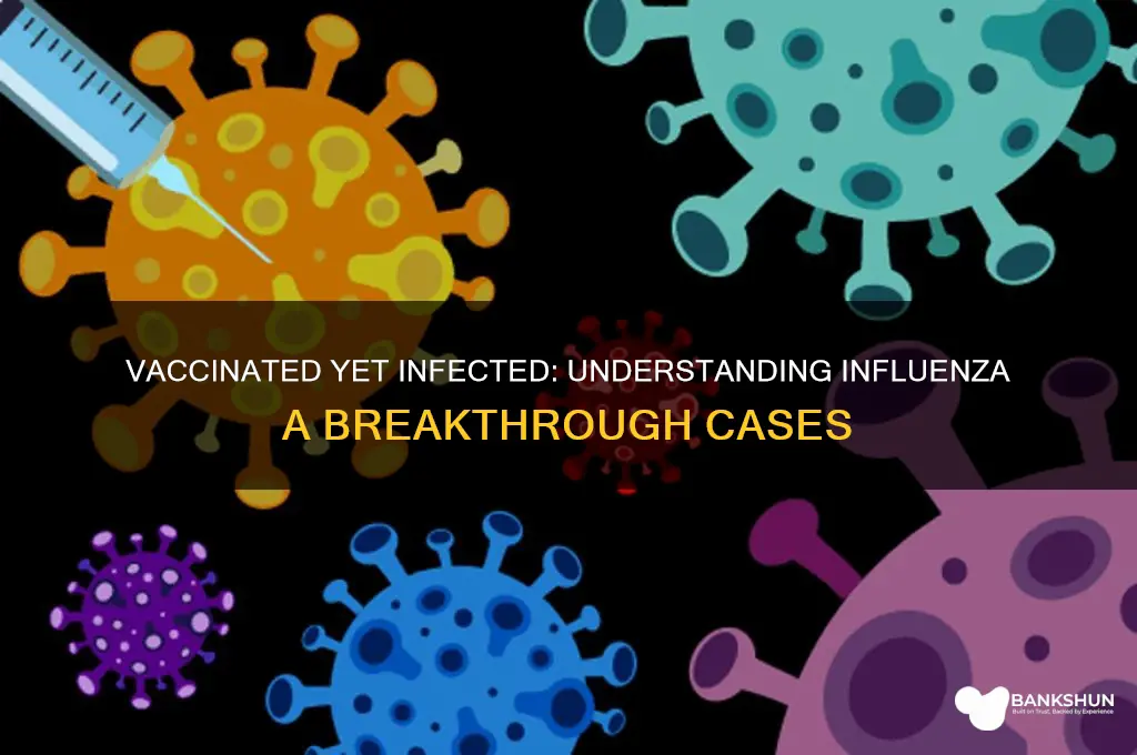 was vaccinated but still got influenza a