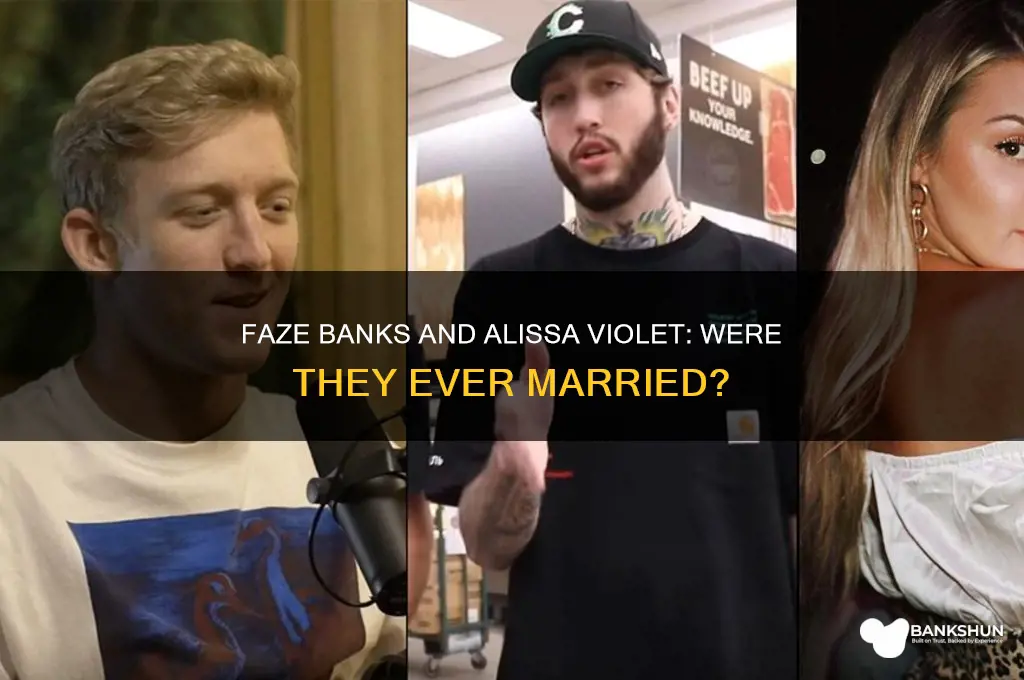 were faze banks and alissa violet married