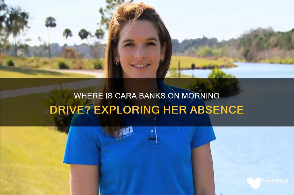 were is cara banks on morning drive