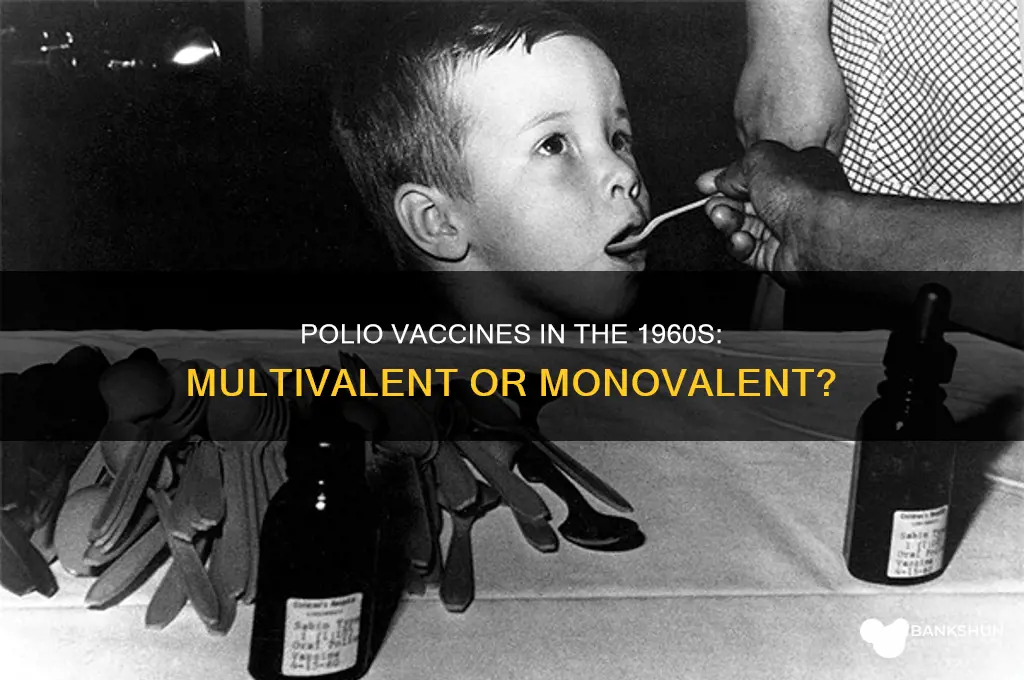 were polio vaccines multivalent in the 1960s