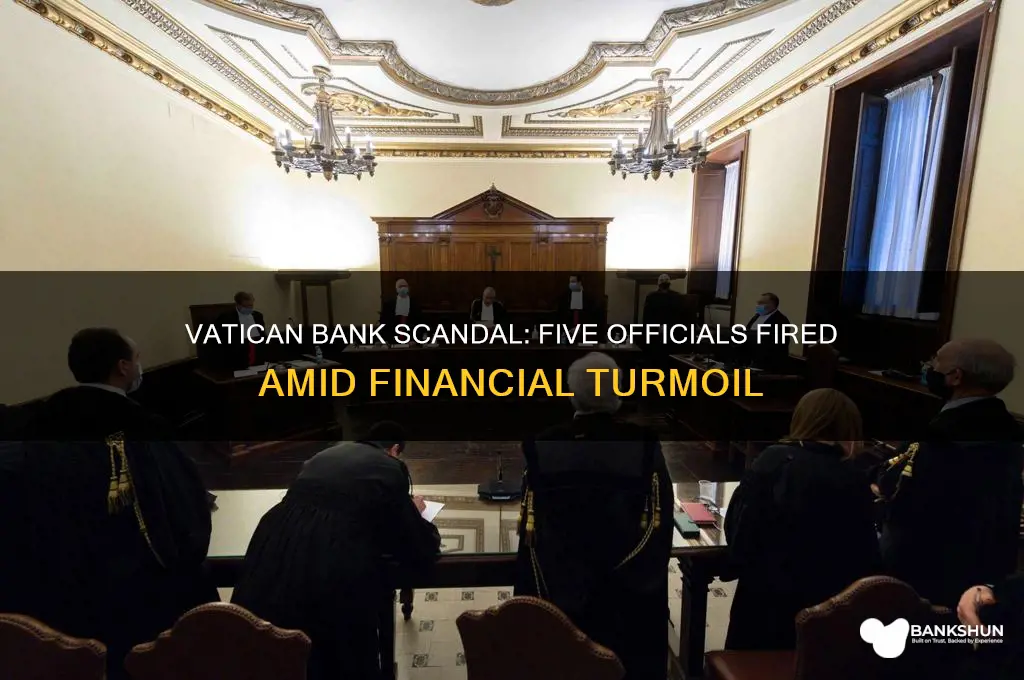 were the 5 vatican bank offical fired
