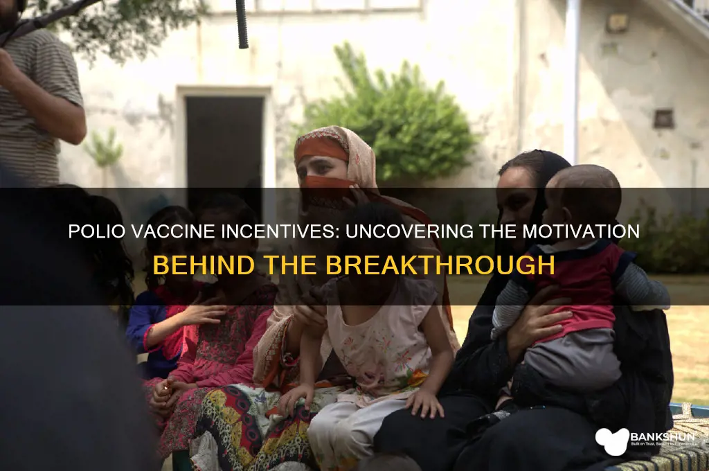 were there incentives for the polio vaccine