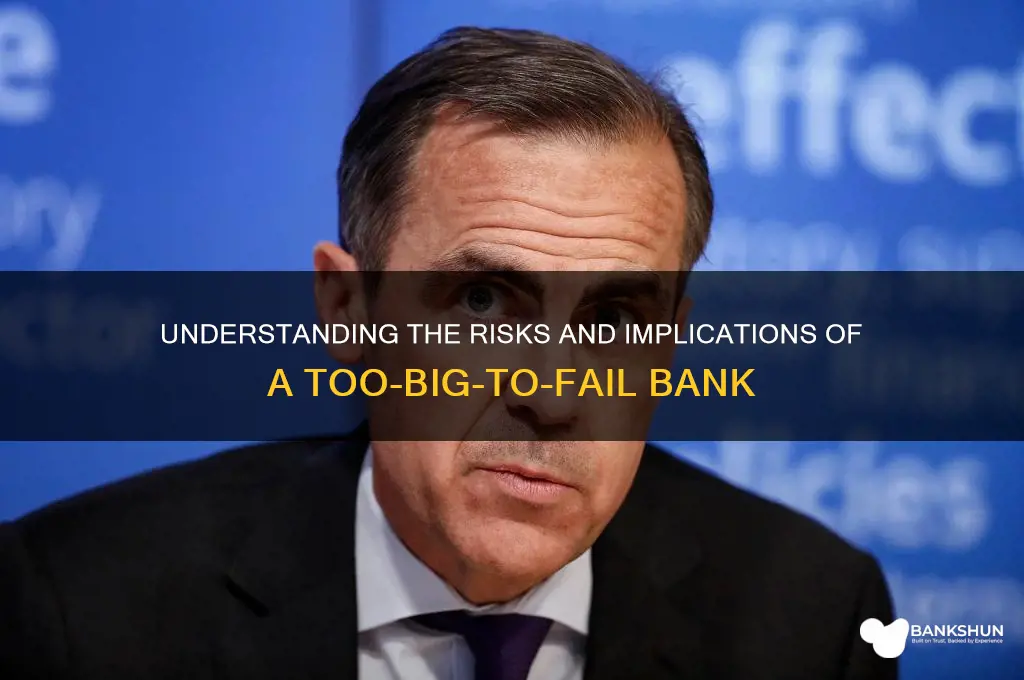 what a too big to fail bank