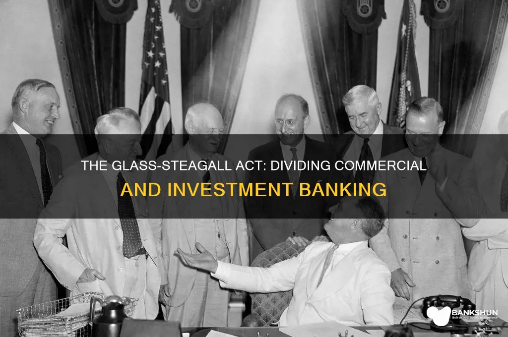 what act separated commericial and stock banks