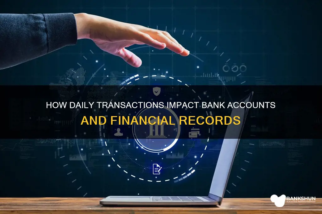 what actions affect the bank and books