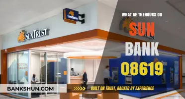 Sun Bank 08619 Operating Hours: Everything You Need to Know