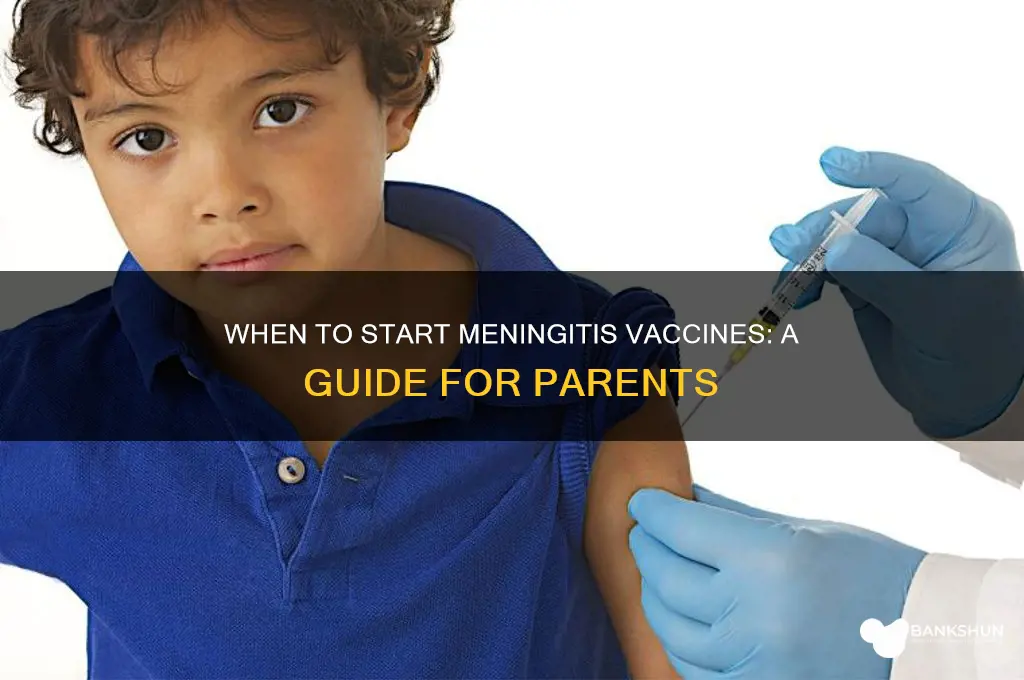 what age do you start menengit vaccine