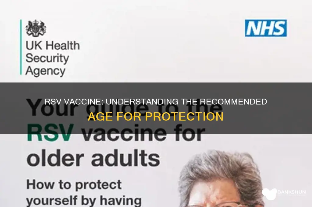 what age is recommended for rsv vaccine
