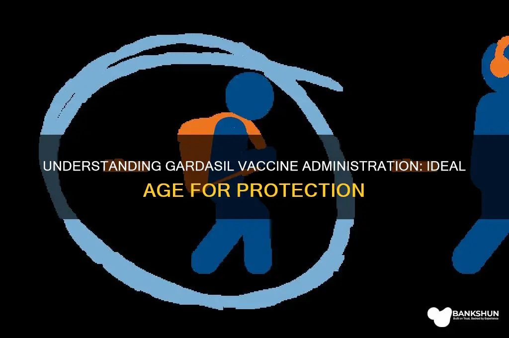 what age is the gardasil vaccine administers