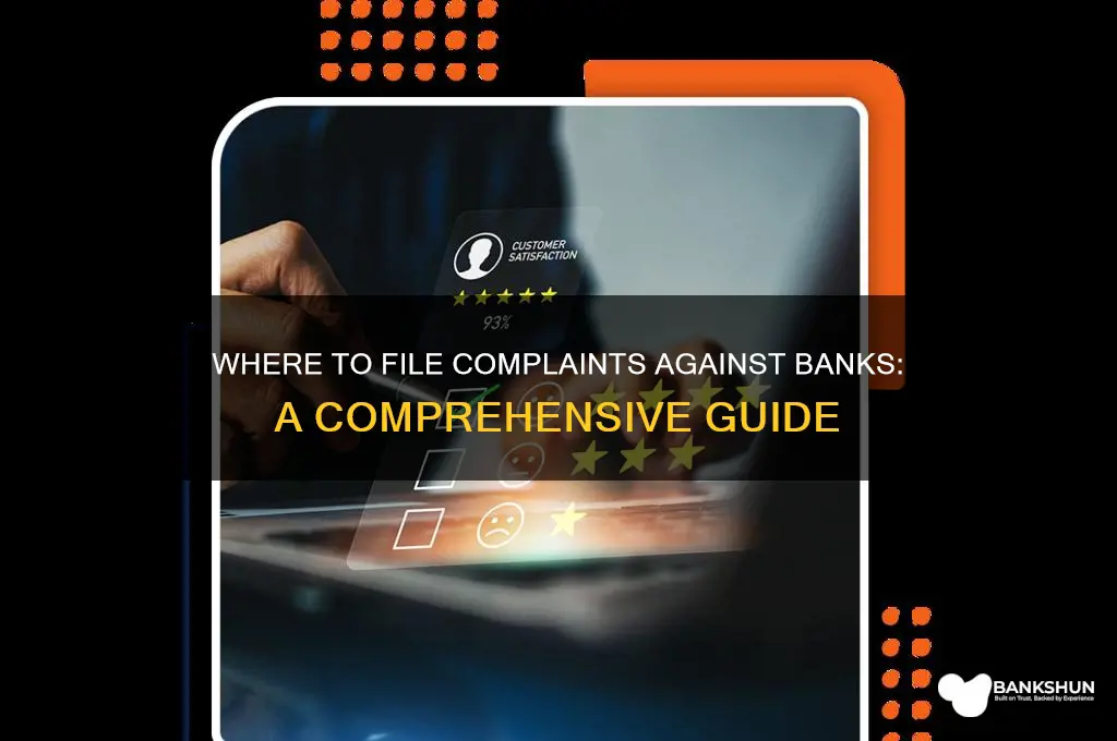what agency to file complaint about bank