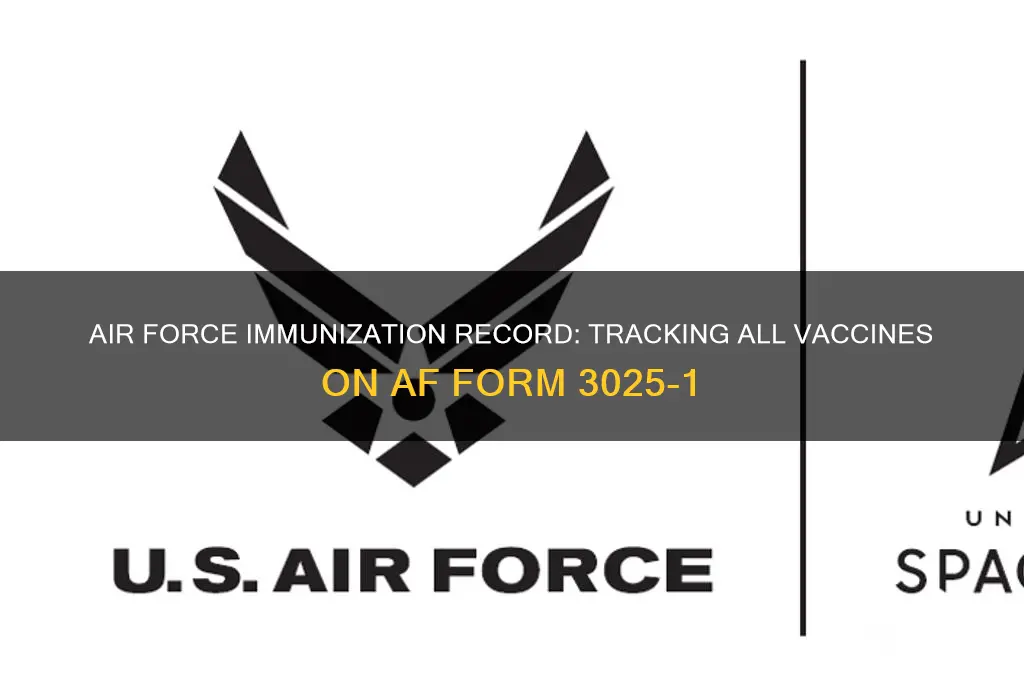 what air force form shows all vaccines