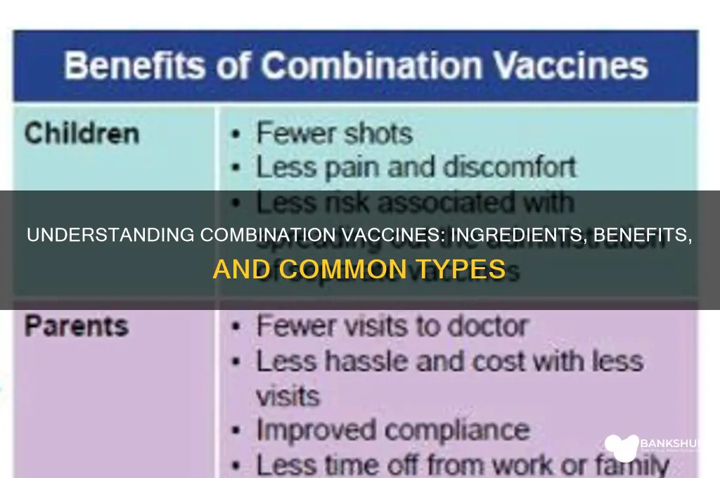 what all is in a combonation vaccine