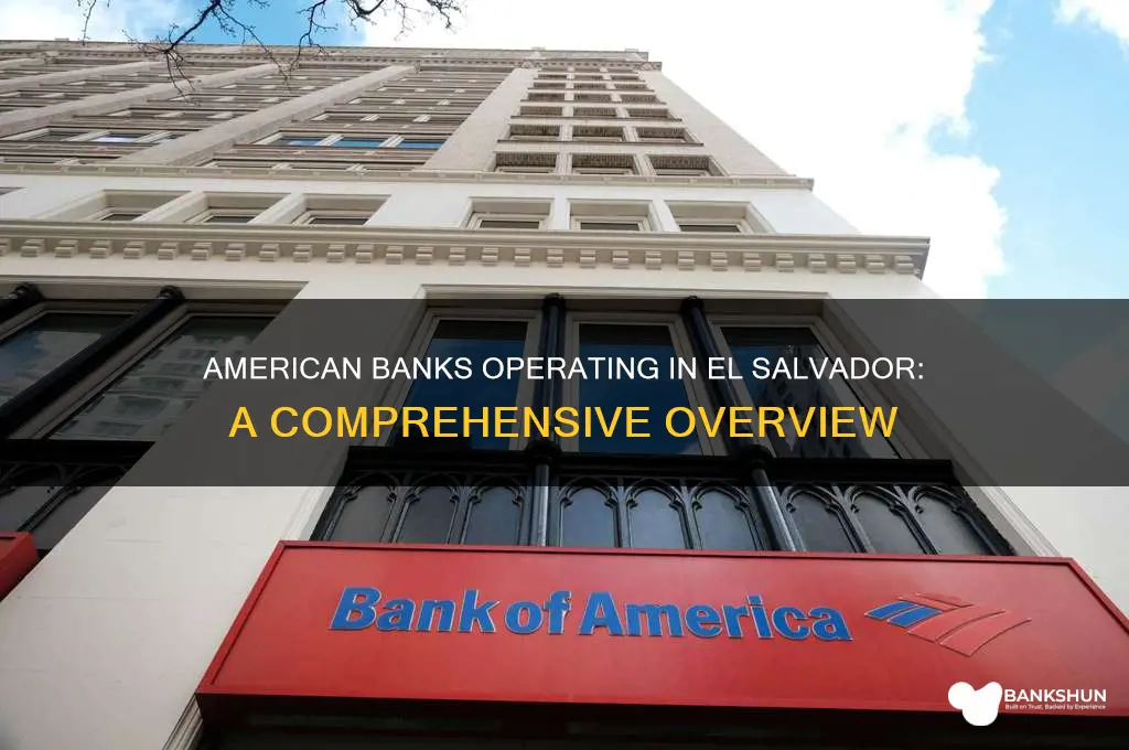 what american banks are in el salvador