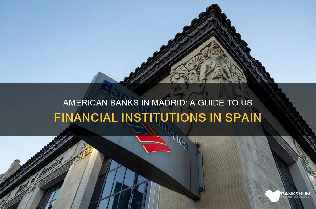 what american banks are in madrid spain