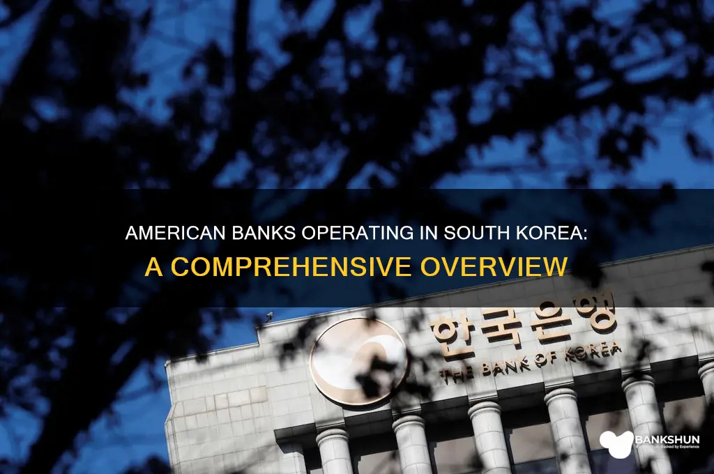 what american banks are in south korea