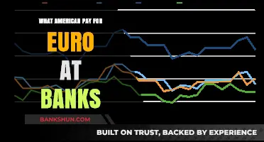 How Much Do Americans Pay for Euros at Banks?
