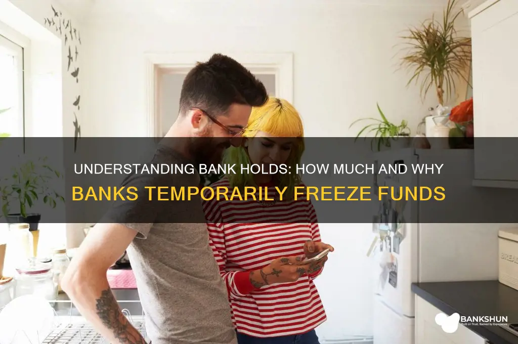 what amount do banks place holds on
