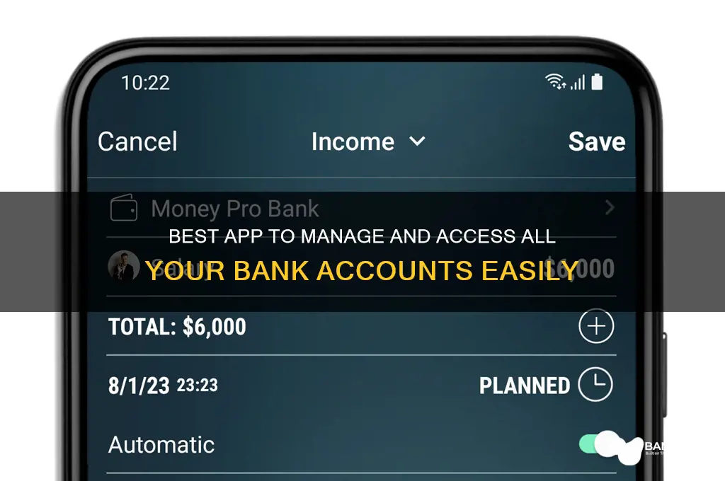 what app to access all bank accts