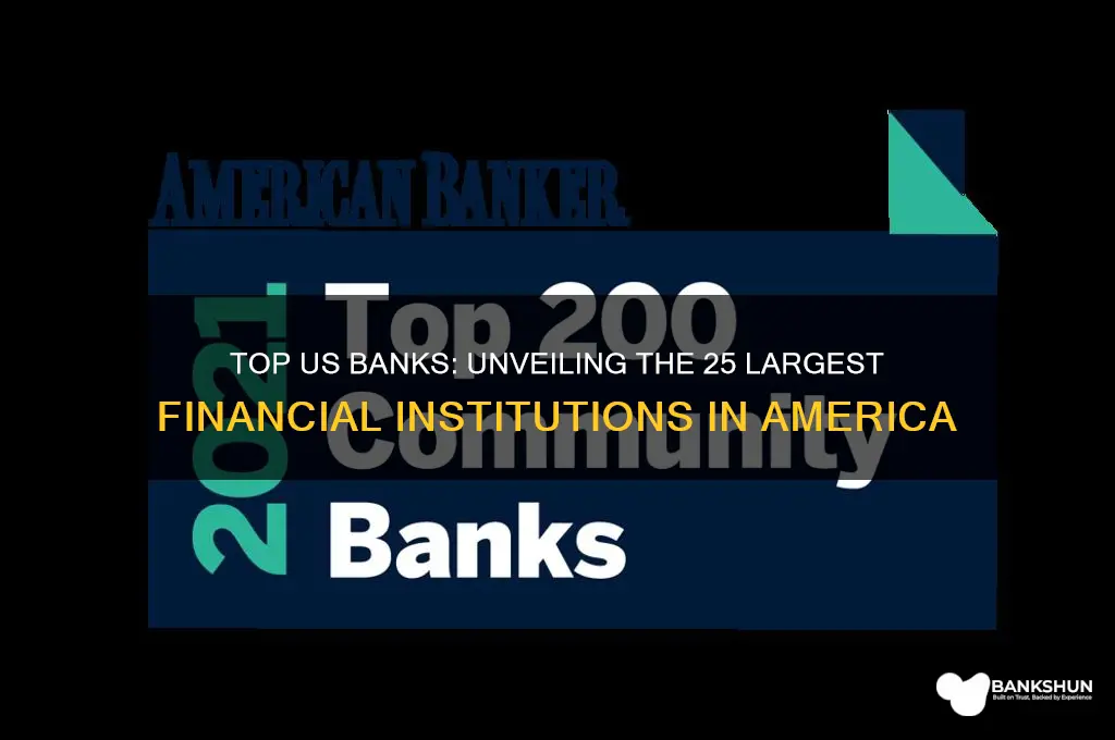 what are 25 largest banks in us
