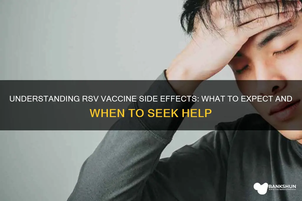what are adverse reactions to rsv vaccine