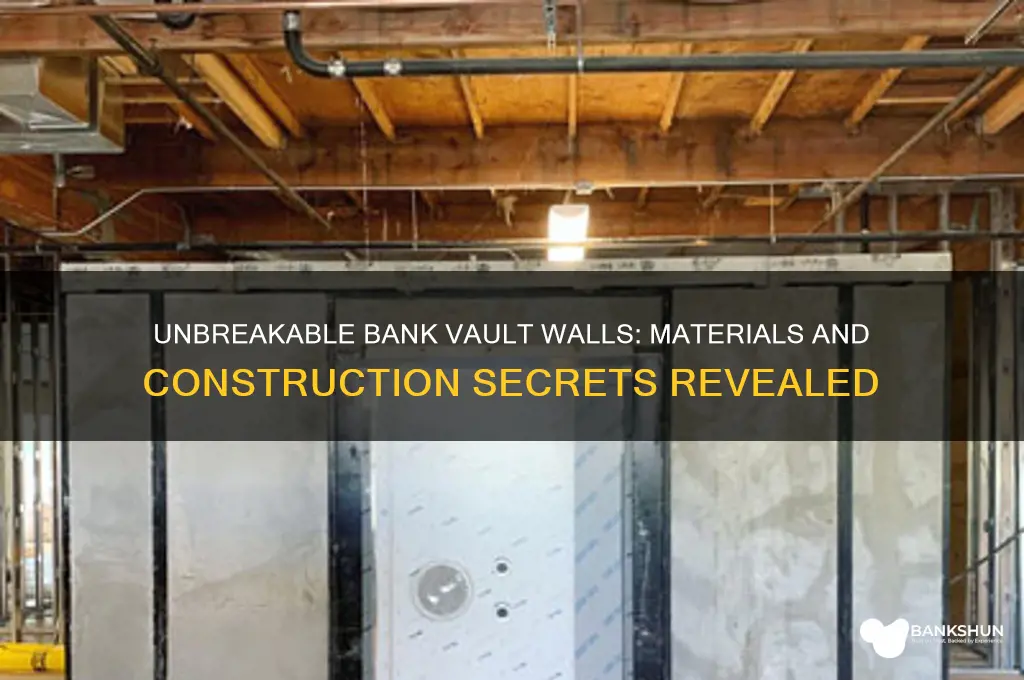 what are bank vault walls made of