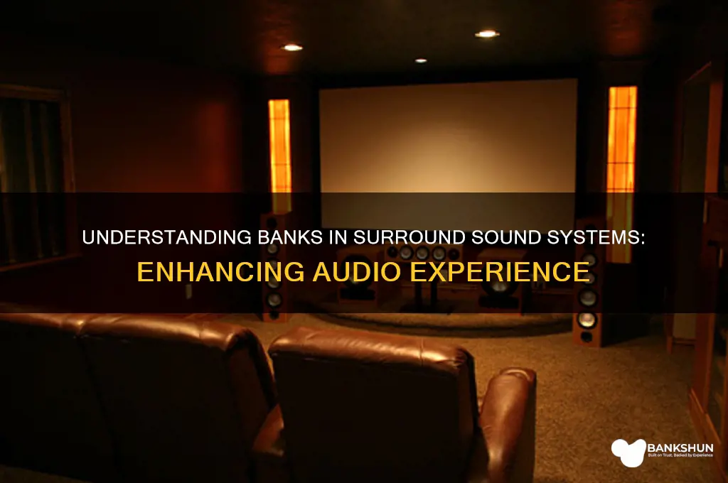 what are banks on surround sound systems