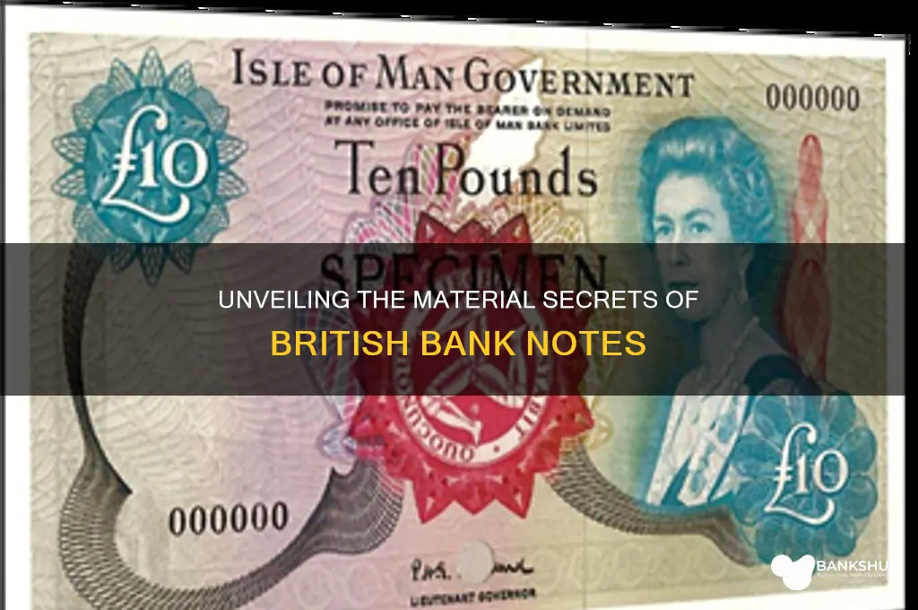 what are british bank notes made of