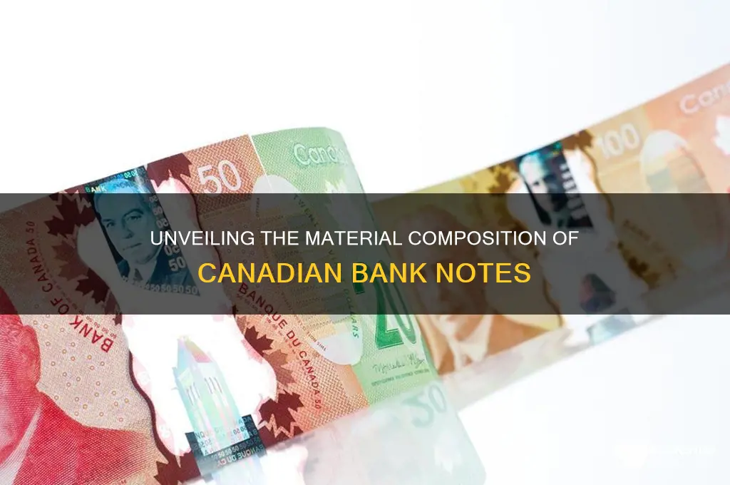 what are canadian bank notes made of