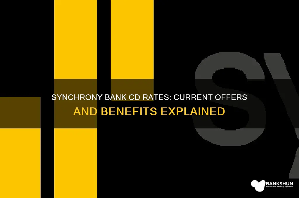 what are cd rates at synchrony bank