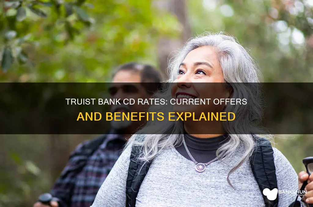 what are cd rates at truist bank