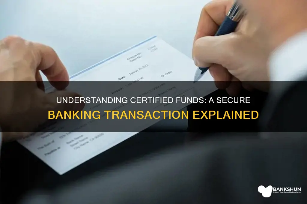 what are certified funds from a bank