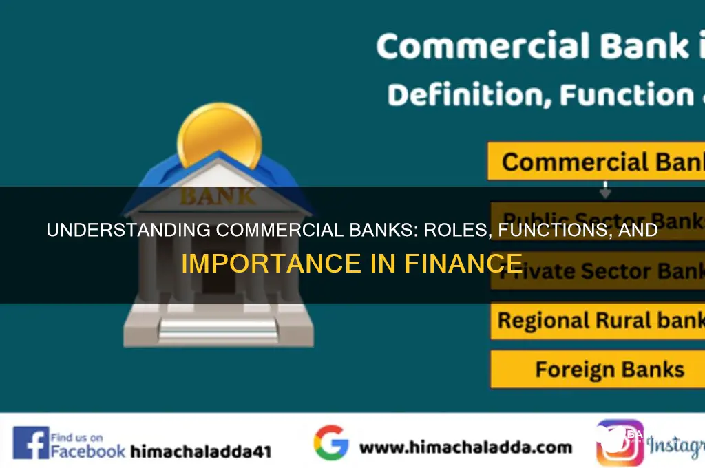 what are commercial banks and their functions