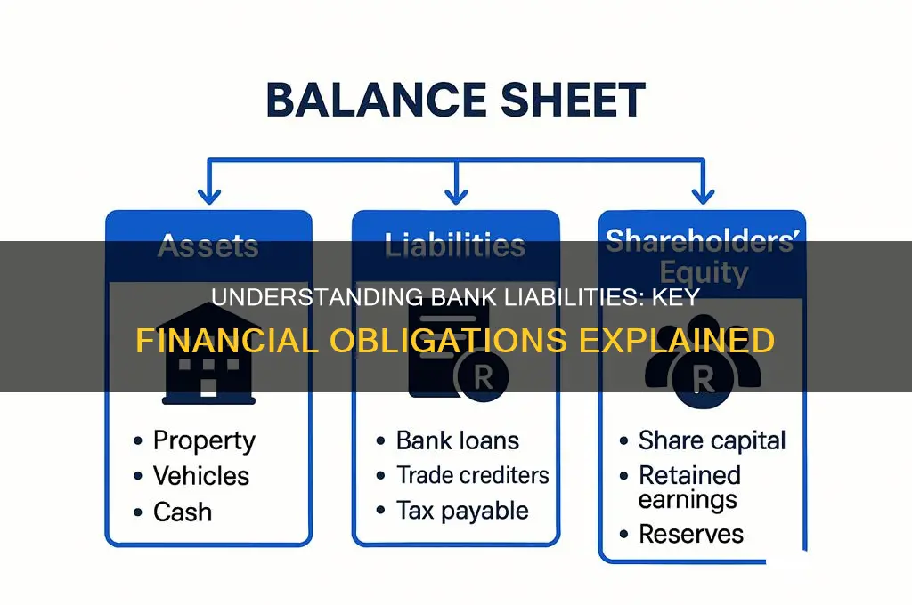 what are considered liabilities for a bank