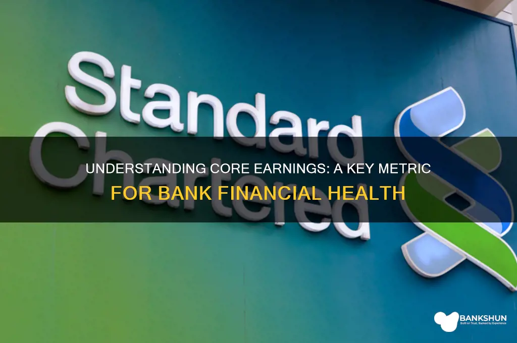 what are core earnings for a bank