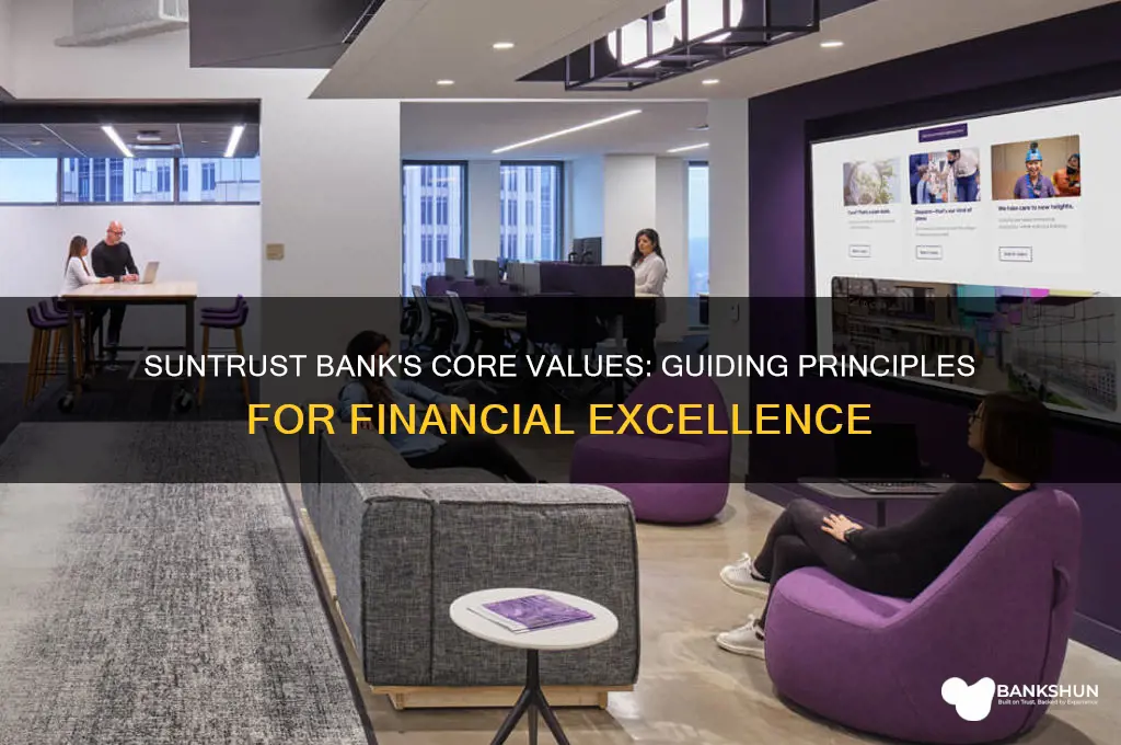 what are core values for suntrsut bank