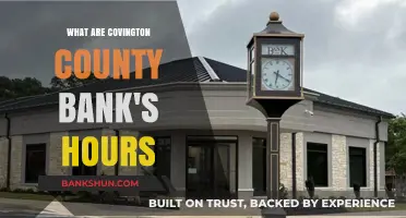 Covington County Bank Hours: Your Guide to Branch Operating Times