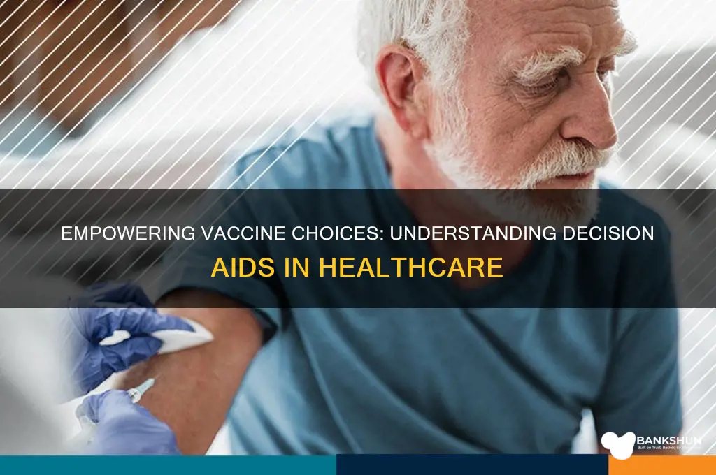 what are decision aids in healthcare vaccines