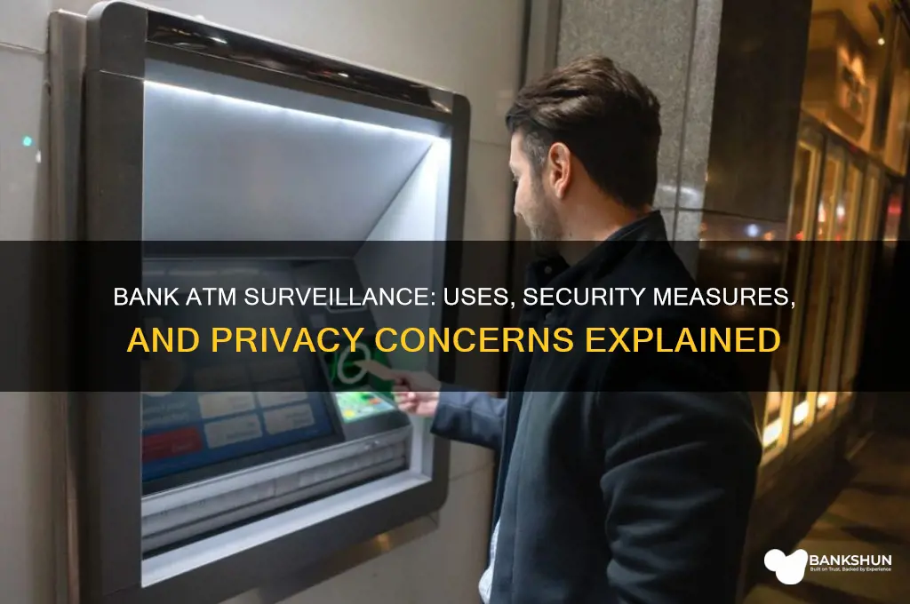 what are done with bank atm surveillance