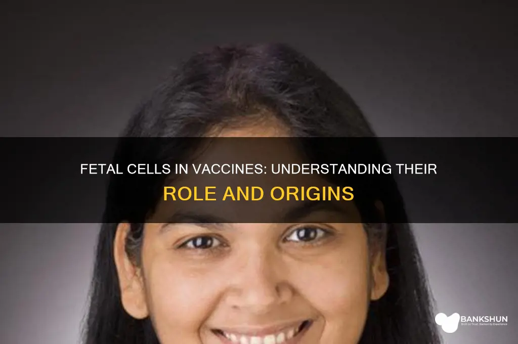 what are fetal cells called in vaccines